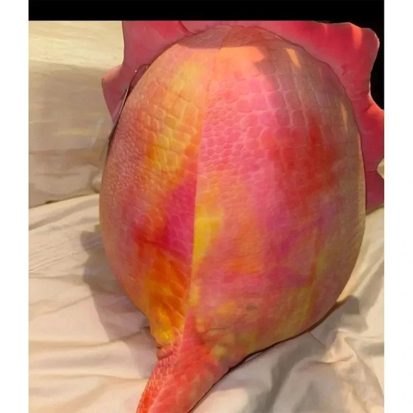 Original Squishmallows Trinity Pink Tie-Dye Triceratops 8" Plush Toy - Picture 4 of 7